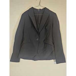 Express Editor Blazer Jacket Woman Size 10 Black Business Casual Classic
